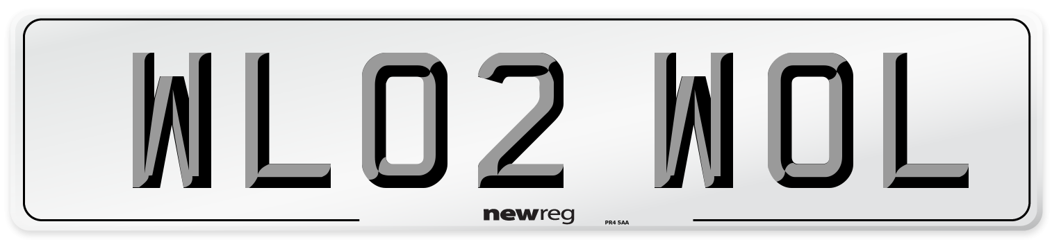 WL02 WOL Number Plate from New Reg